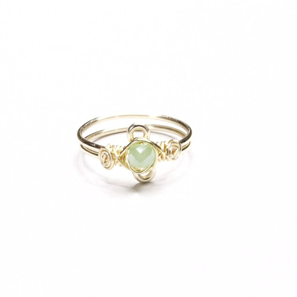 Handmade Jade Piny Ring